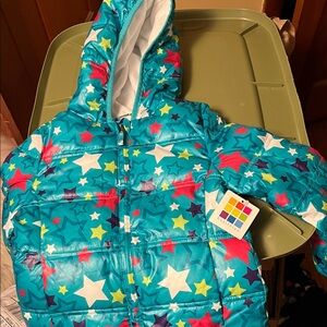 Healthtex Colorful Star Puffer Jacket